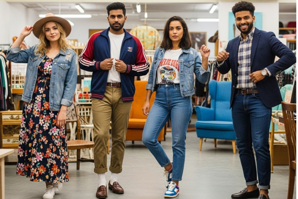 Günstige Second-Hand-Outfits