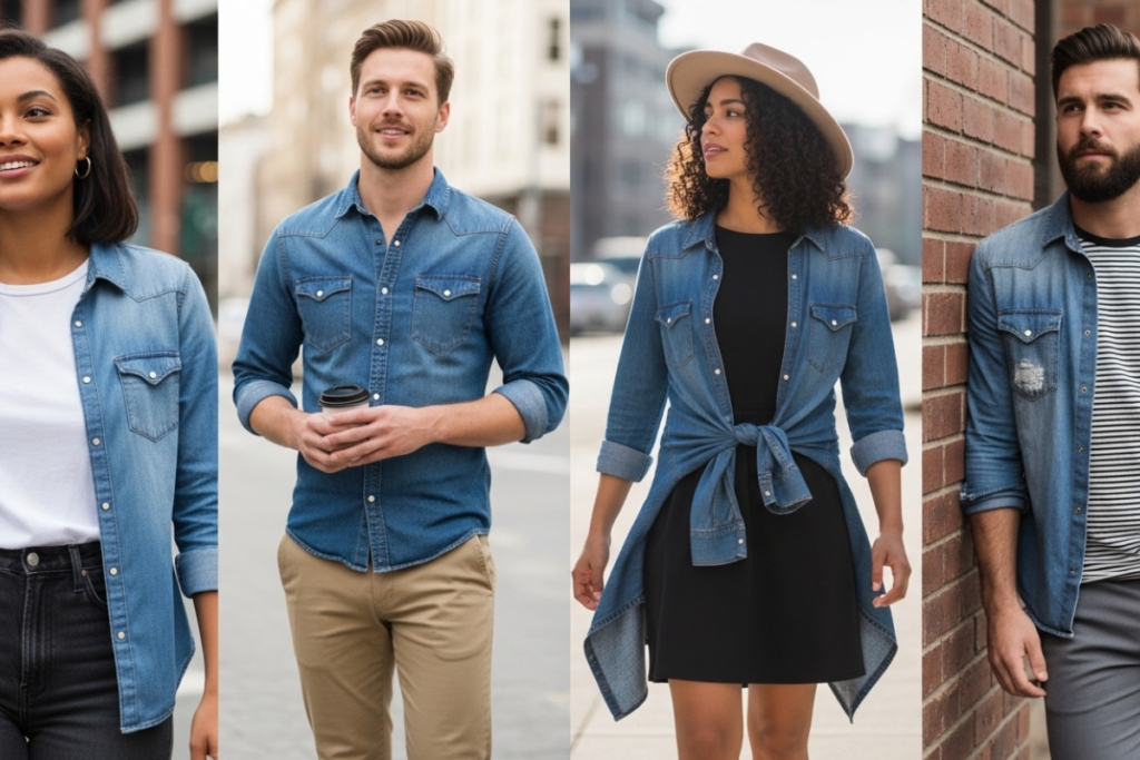 Jeanshemden für Herren